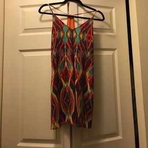 Alice + Olivia Fierra Y Back Tank Dress